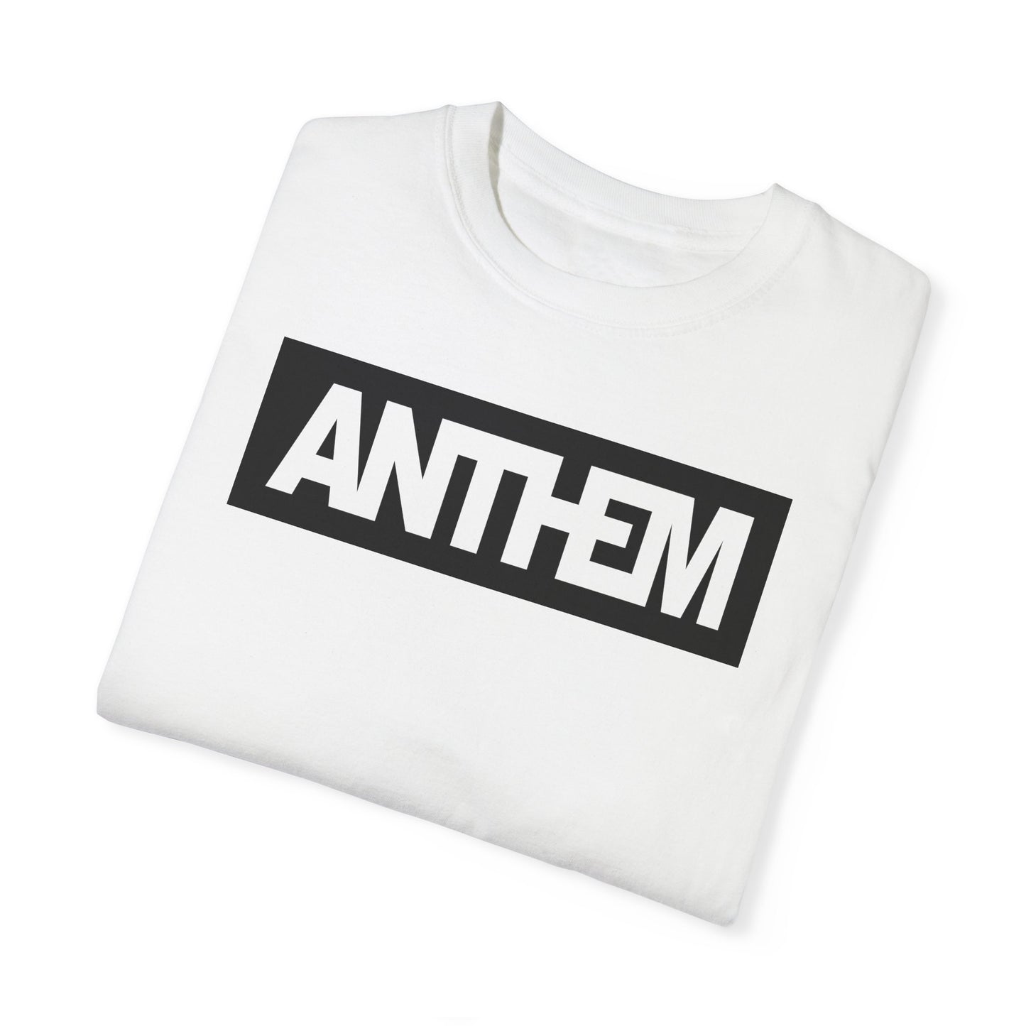 ANTHEM Black on White T-shirt