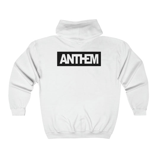 ANTHEM - Back Unisex Heavy Blend™ Full Zip Hooded Sweatshirt